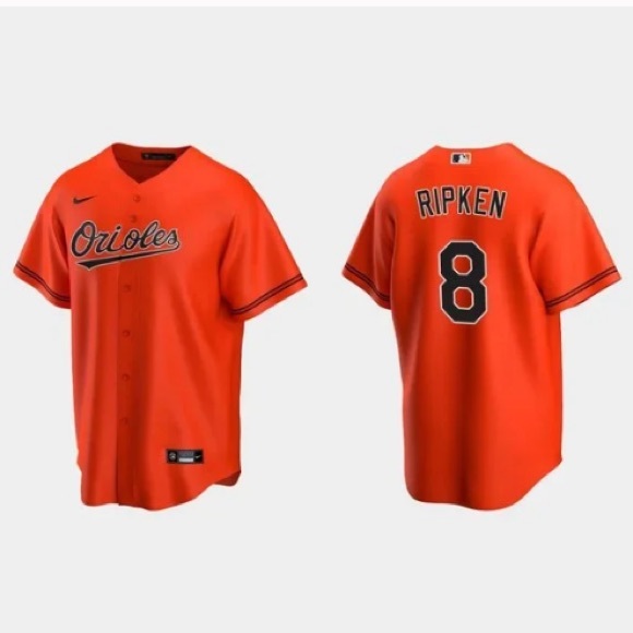 Baltimore Orioles Cal Ripken Jr. Orange Jersey